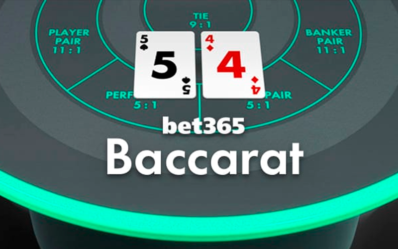 Play classic Baccarat against the dealer at Bet365.