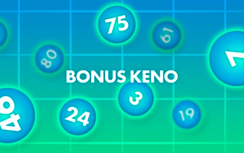 Select your lucky numbers for Keno at Bet365.